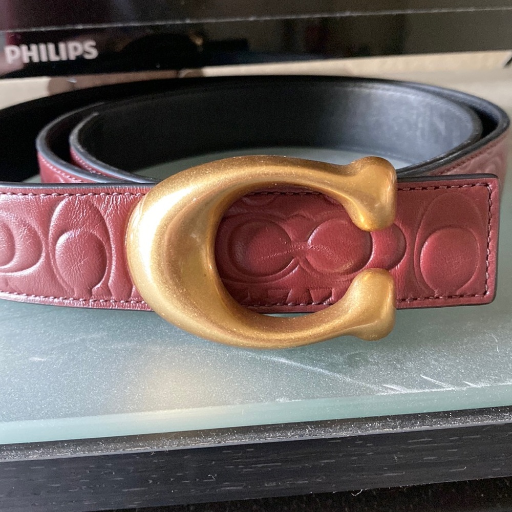 Coach mens belt size 40